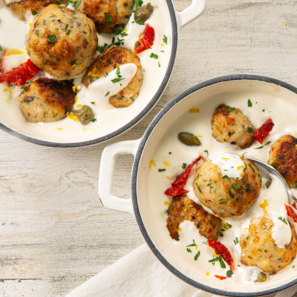 best keto dinner recipes - Greek chicken meatballs recipe