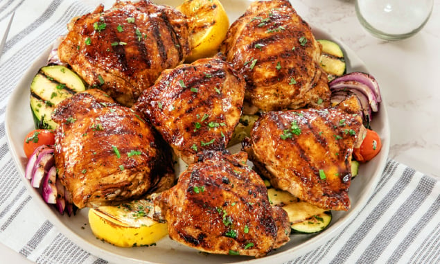 grilled chicken thighs