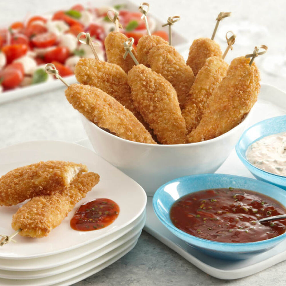 kid-friendly chicken tenders with dipping sauce recipe