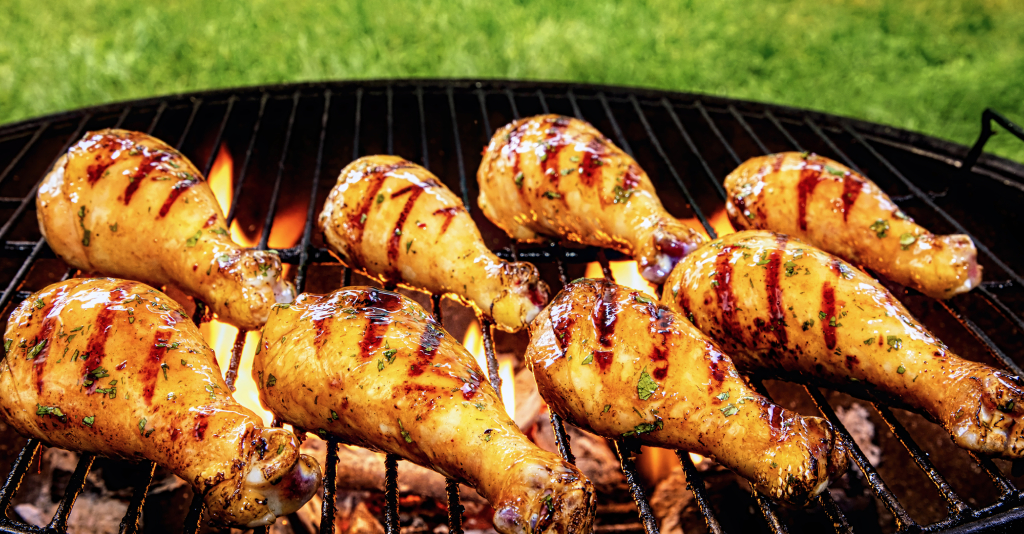 how to grill chicken legs and wings