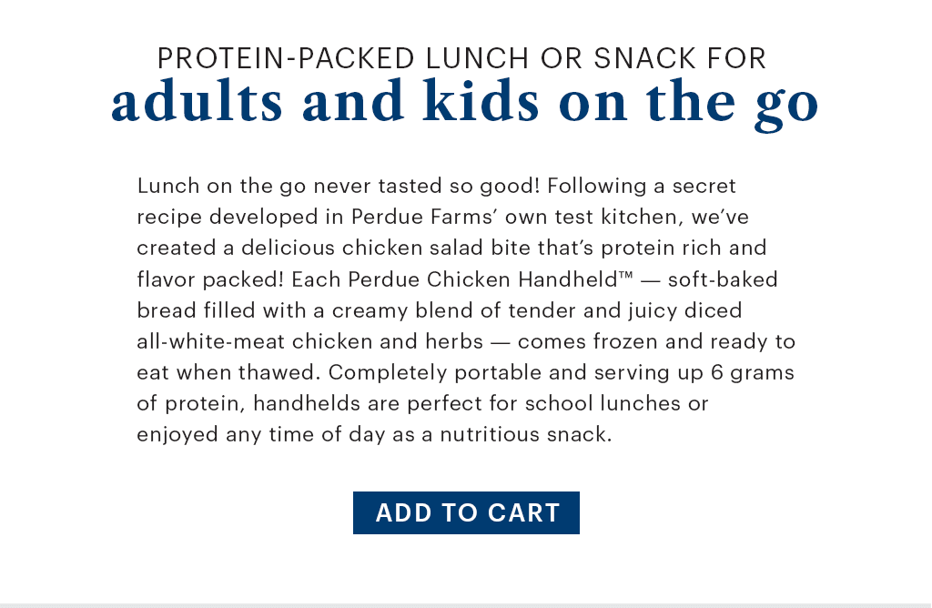 how Perdue Chicken Handhelds are made