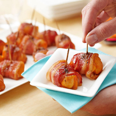 bacon-wrapped chicken bites