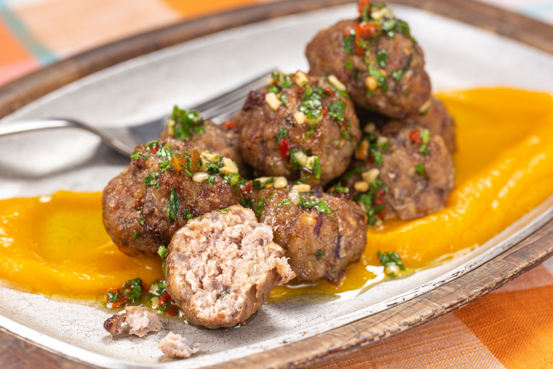 ground pork meatballs recipe