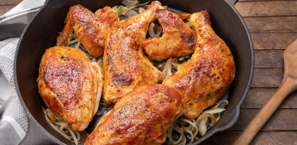 Valentines dinner ideas - sweet and smoky whole chicken recipe