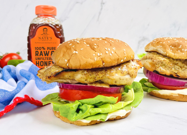 grilled chicken sandwich hot honey mustard recipe