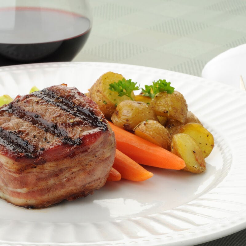 dinner ideas tonight  - bacon-wrapped filet mignon recipe