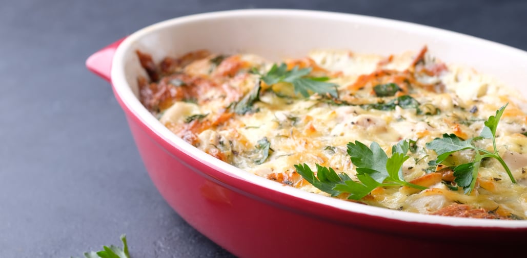 tasty chicken recipes - farmhouse chicken casserole