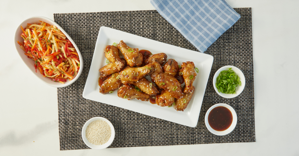 Korean BBQ chicken wings recipe