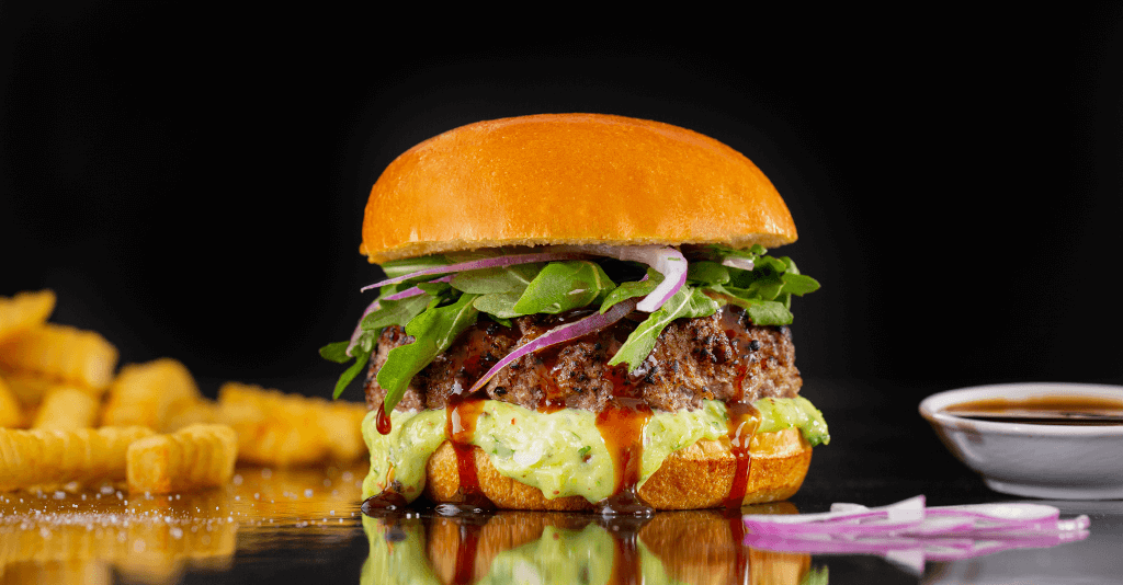 Wasabi Asian burger recipe