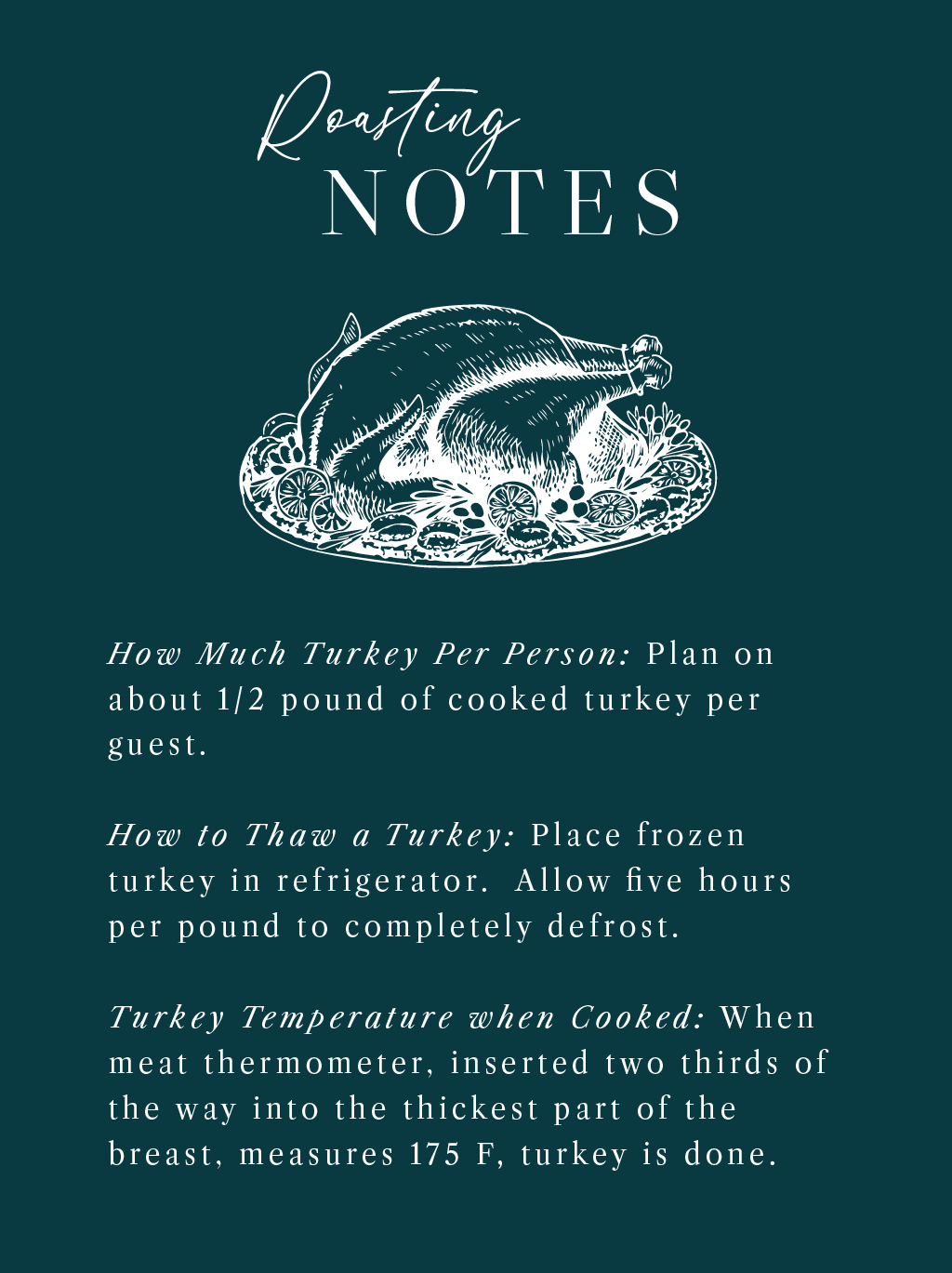 Thanksgiving turkey cooking tips