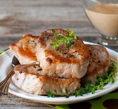 cast iron skillet pork chops recipe