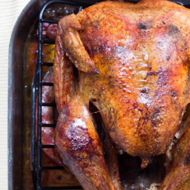 Mexican-style grilled whole chicken