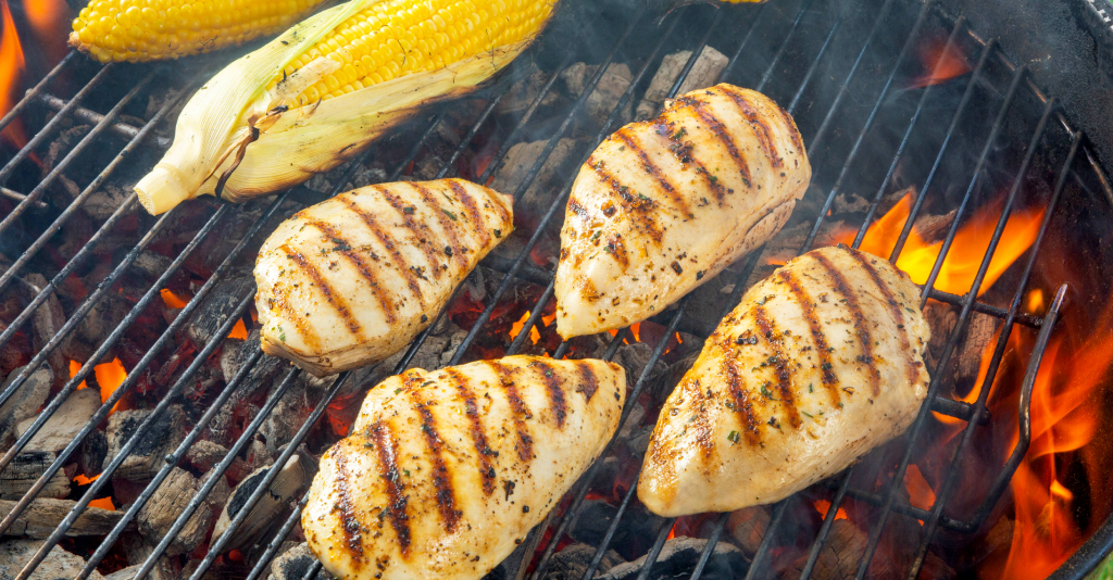 how to grill chicken breasts on a gas grill