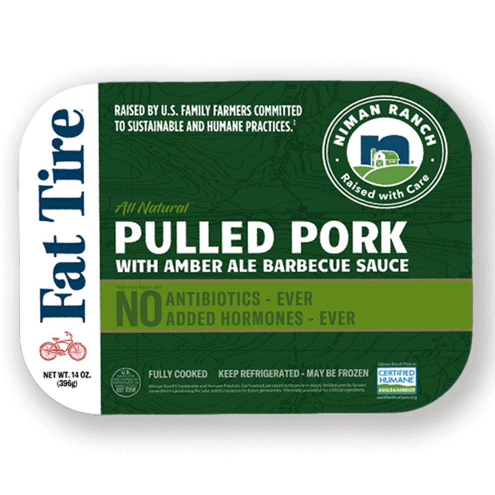 game day snacks - buy Niman Ranch Fat tire pulled pork