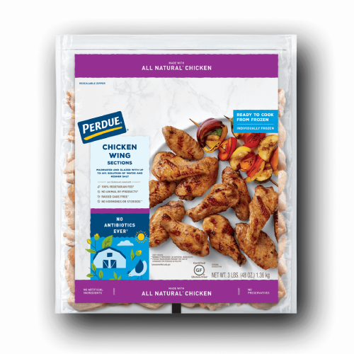 buy frozen wings - marinated and glazed chicken wings