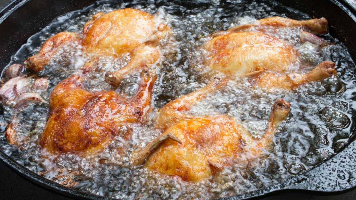 deep fried Cornish hen